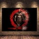 Картина Кратос Бог Війни God of War 120x80 см (код :dea69) - зображення 2