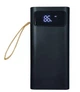 Внешний аккумулятор Повербанк Power Bank XO PR142 30000mAh с кабелями Micro, Lightning, Type-C, и USB cable Led Индикатор + фонарик - изображение 5