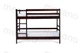 Двухъярусная кровать из дерева Сосна 90*200 Дуос Классик MECANO цвет Темный орех 11MKR01 - изображение 2