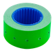 Ценник Buromax 22*12мм (500шт/6м) прямоугольный внешняя намотка зеленый (BM.282101-04) - изображение 1