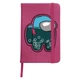 Блокнот А5 Амонг Ас и Игра в кальмара (Among Us and Squid Game) Малиновый (92288-3476-FU) - изображение 1
