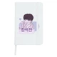 Блокнот А5 Ким Сокчин БТС (Kim Seok Jin BTS) Белый (92288-3259-WT) - изображение 1