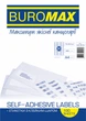 Етикетки самоклеючі Buromax 70х29,7мм 30шт/ лист 100 аркушів (BM.2846) - зображення 1
