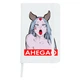 Блокнот А5 Ахэгао девушка-рот лого(Ahegao girl logo) Белый (92288-3509-WT) - изображение 1
