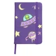 Блокнот А5 Инопланетяне в космосе (Aliens in space) Фиолетовый (92288-2854-PU) - изображение 1