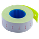 Ценник Buromax 22*12мм (1000шт/12м) прямоугольный внутренняя намотка желтый (BM.281101-08) - изображение 1