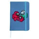 Блокнот А5 Амонг Ас и Игра в кальмара (Among Us and Squid Game) Светло-голубой (92288-3380-SK) - изображение 1