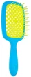 Гребінець для волосся Janeke Small Superbrush The Original Italian голуба з жовтими щитинками - зображення 2