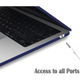 Чехол-накладка Fruct AirM2/M3 для MacBook Air 13.6 M2 2022 / M3 2024 / M4 2025 Матовый Navy - изображение 4