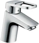 Змішувач для раковини HANSGROHE Logis Loop 70 71150000 з донним клапаном - зображення 1