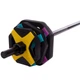 Штанга для фитнеса (фитнес памп) MDbuddy Pro 20кг (MD3021) (гриф l-1, 4м, d-30мм, TPU блины) (TA-2684) - изображение 3