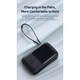 Повербанк портативное зарядное устройство Power Bank Baseus Q Pow 10000 mAh premium 15W 3A с технологией QC3.0+PD3.0 и iP кабелем карманная стильная батарея Mini Black - изображение 12
