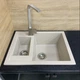 Кухонная мойка гранит ADAMANT Duplex 610x495x200 Авена-06 с сифоном Nova - изображение 6