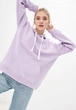 Худи Solo спортивное на флисе удлиненное One Size Сиреневый Wm1529 - изображение 1