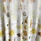 Яркие короткие тюлевые шторы для кухни Adagio Windows Decor Флора - коричневая цветочная занавеска 150х170см (2шт) - изображение 3