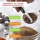 Набір 8 в 1 магнітних мірних ложок Spring Chef, двосторонні, з нержавіючої сталі (чорні) - зображення 5