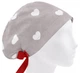 Медицинская шапочка женская HeadwearUniverse универсальная принт Cердечки белые - изображение 1