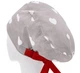 Медицинская шапочка женская HeadwearUniverse универсальная принт Cердечки белые - изображение 2