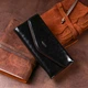 Кошелек женский из гладкой экокожи KIVI 19073 Черный - изображение 10