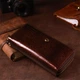 Женский лаковый клатч ST Leather 18908 Коричневый - изображение 9