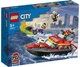 Конструктор LEGO City Човен пожежної бригади (60373) - изображение 1