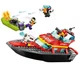 Конструктор LEGO City Човен пожежної бригади (60373) - изображение 3
