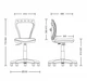 Комп'ютерне дитяче крісло Nowy Styl Ministyle White GTS CM-04 - зображення 2