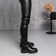 Ботфорты женские зимние Fashion Arion 3884 38 размер 24,5 см Черный - изображение 8