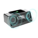 Акустична док-станція iHome IBN350G, Qi Wireless Charging, BT, NFC, USB, Aux Mic - зображення 5