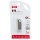 USB Флешка Flash Drive XO U10 64GB, Стальной - изображение 2