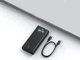 Портативний зарядний павербанк Baseus Amblight 30000mAh 65W 6Aс технологією швидкої зарядки QC3.0+PD3.0 для зарядки телефона планшета и ноутбука Чорний - зображення 14