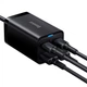 Мережевий зарядний пристрій Baseus GaN3 Pro Desktop Fast Charger 2C+2U на100W (CCGP000101) Black - зображення 5