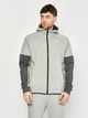 Толстовка на молнии мужская Mizuno 32GC269006 XL Серая с черным (5059431393514) - изображение 1
