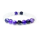 Браслет из натуральных камней Stonest Line Violet White 14 (br036-14) - изображение 1