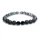 Браслет из натуральных камней Stonest Line Black Grey №2 16 (br029-16) - изображение 1