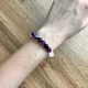 Браслет из натуральных камней Stonest Line Violet White 14 (br036-14) - изображение 2