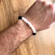 Браслет из натуральных камней Stonest Line White Lava 20 (br027-20) - изображение 3