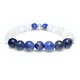 Браслет из натуральных камней Stonest Line Dark Blue White 18 (br019-18) - изображение 1