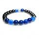 Браслет из натуральных камней Stonest Line Blue Black 14 (br015-14) - изображение 1