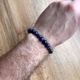 Браслет из натуральных камней Stonest Line Dark Blue Grey 19 (br020-19) - изображение 3