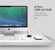 USB-хаб UGREEN CR106 USB 2.0 4 Ports HUB 1 м Black (20277) (UGR-20277) - изображение 4