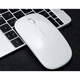 Беспроводная компьютерная USB мышка, Wireless 2.4 ГГц, оптическая мышь на аккумуляторе, Белая (2907224201) - изображение 1