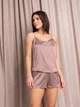 Пижама (майка + шорты) женская BARWA garments 0166/72 L Капучино (2110166723656) - изображение 4