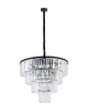 Люстра Nowodvorski 7614 Cristal L E14 12x25W IP20 черная - изображение 1