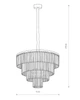Люстра Nowodvorski 7614 Cristal L E14 12x25W IP20 черная - изображение 3