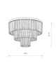 Люстра Nowodvorski 7627 Cristal M E14 9x25W IP20 черная - изображение 3
