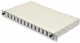 Оптическая панель CMS 12 портов SC-Duplex/LC-Quad, 1U, выдвижная, пустая, 12 вводов кабеля, Серая (UA-FOPE12SCD-G) - изображение 1