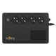 ИБП Njoy Soter 600 (PWUP-LI060SR-AZ01B), Lin.int., 4 x Schuko, USB, пластик - изображение 3