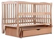 Кровать Babyroom Еліт маятник, ящик, откидной бок DEMYO-5 бук светлый 622018 - изображение 3