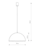 Люстра Nowodvorski 4893 Hemisphere E27 1x60W IP20 Wh - зображення 2